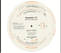 Elcometer 114 Dewpoint Calculator