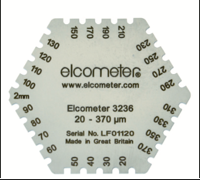 Elcometer 112 & 3236 Hexagonal Wet Film Combs (Stainless Steel)